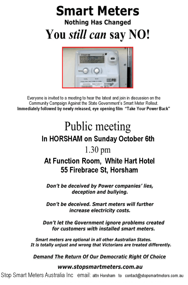Horsham Public Meeting 06.10.13