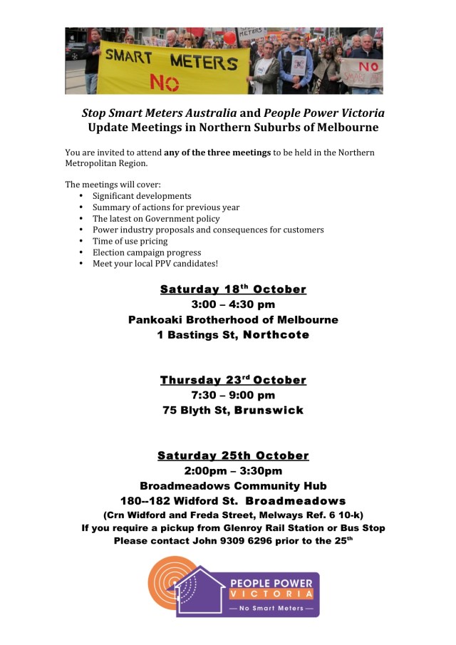 Northern Metro Meetings